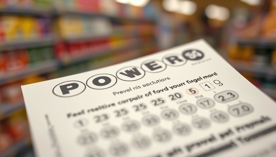 Powerball winning numbers for seniors in Louisiana: Close-up of lottery ticket.