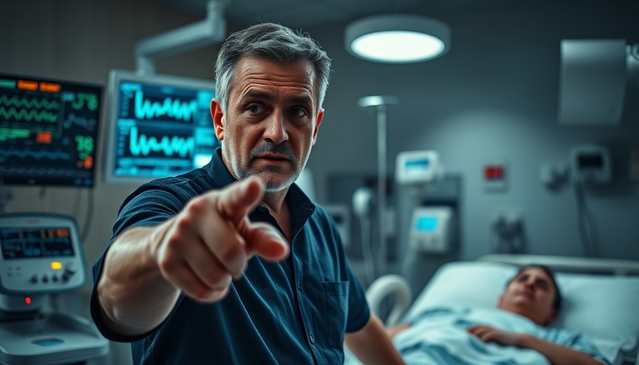 Concerned man pointing at a patient, exploring why men may die first.