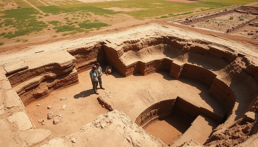 Archaeologists uncover artifacts at ancient gold coins discovery site.