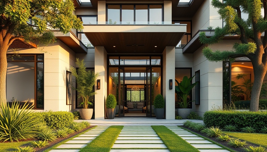 Modern luxury Nashville home showcasing sustainable architecture.