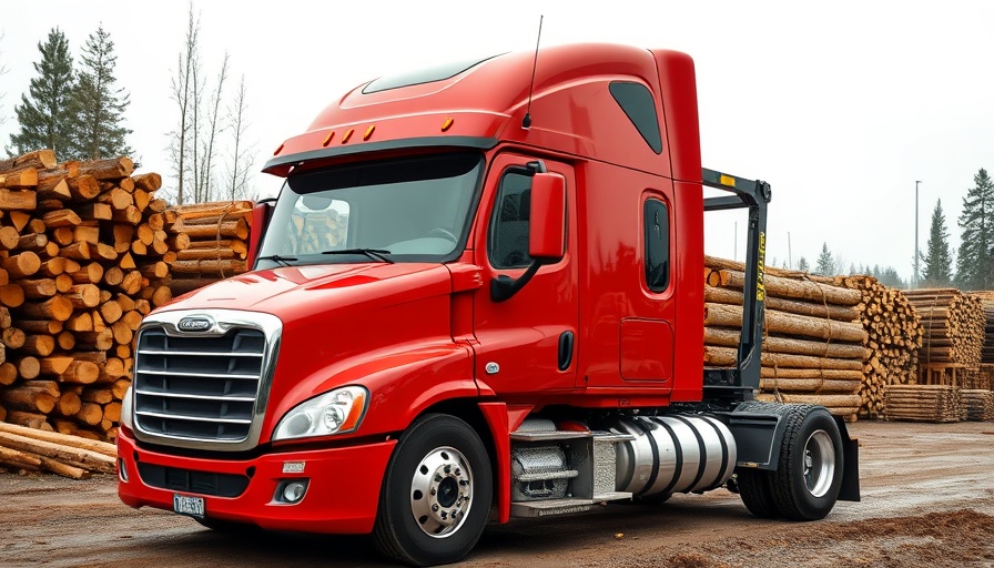 Innovative truck mechanism in log yard for eco-friendly living