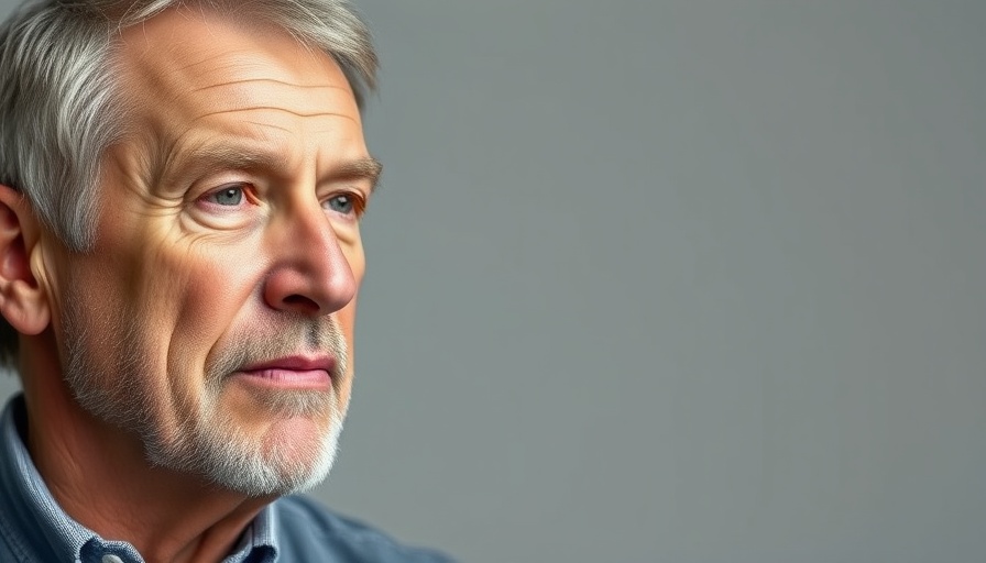 Middle-aged man discussing 7 warning signs of kidney damage.