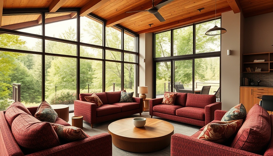 Best deep sofas for comfy lounging in a stylish living room with wooden ceilings.