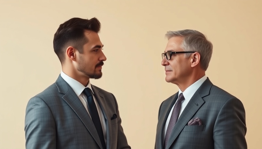 Two men on podcast cover discussing building a lasting family legacy.