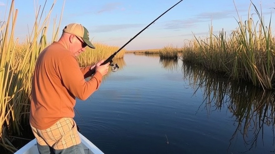 Enjoying Louisiana fishing trips with family in the beautiful bayou.