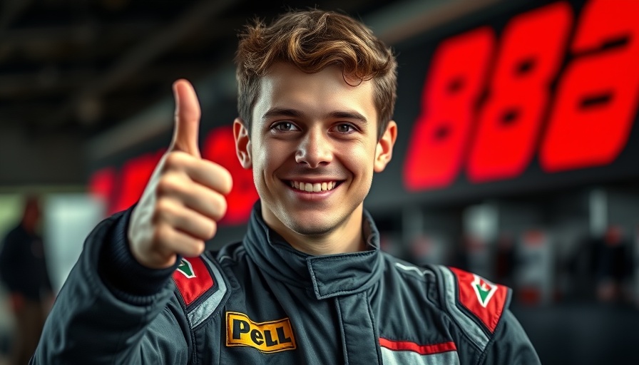 F1 driver giving thumbs up; formula one contract negotiations.
