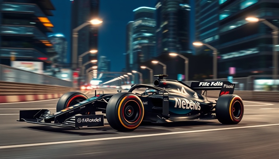 Surprising F1 victory with dynamic night race scene.
