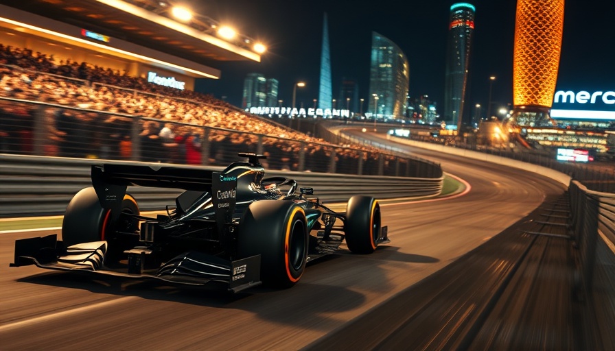 Mercedes Singapore Grand Prix performance, racing at night
