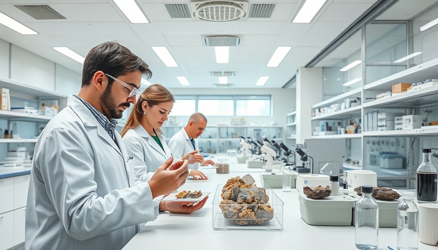 Cosentino mineral surfaces research laboratory with scientists working.