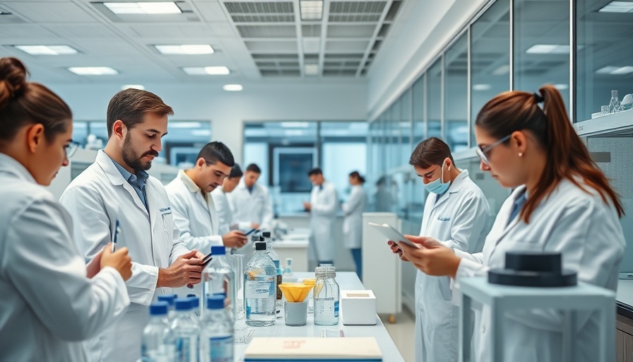 Cosentino mineral surfaces lab research with scientists.