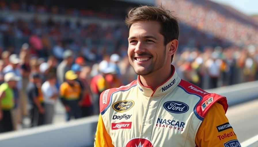 Frankie Muniz returning to NASCAR, confident driver on racetrack.