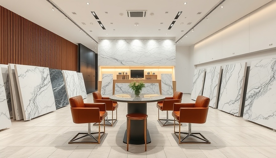 UMI Stone expansion in Northeast showcasing sleek showroom interior.