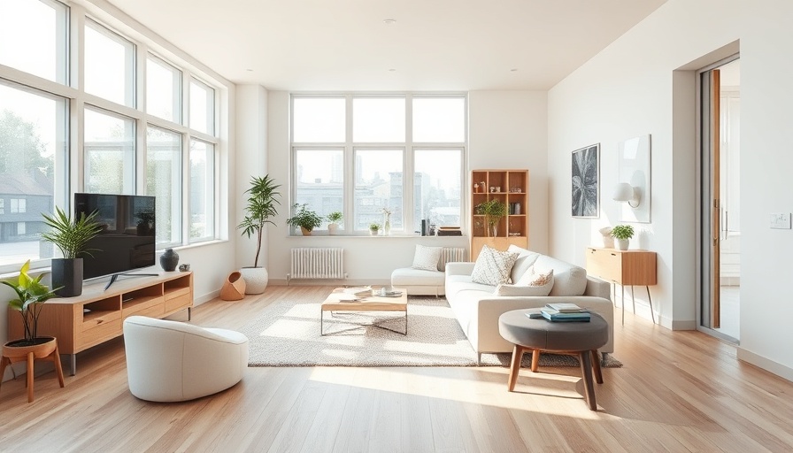 Modern Rundtjernveien apartment renovation interior with natural lighting.