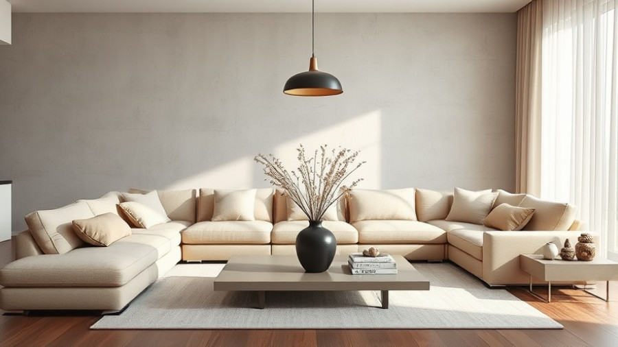 Cersaie 2025 elegant living room with modern minimalist design