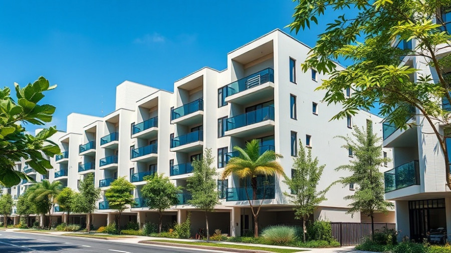 Innovative housing solutions in a modern urban complex.