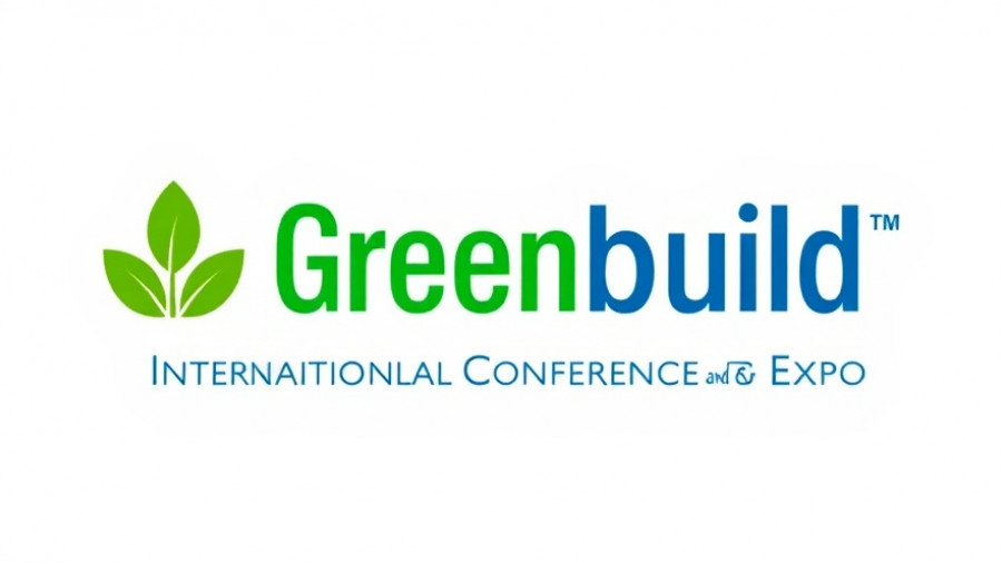 Greenbuild International Conference and Expo logo with leaf design.