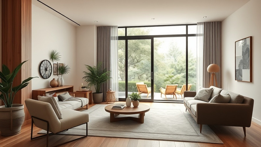Jacona House Architect modern living room design with natural elements