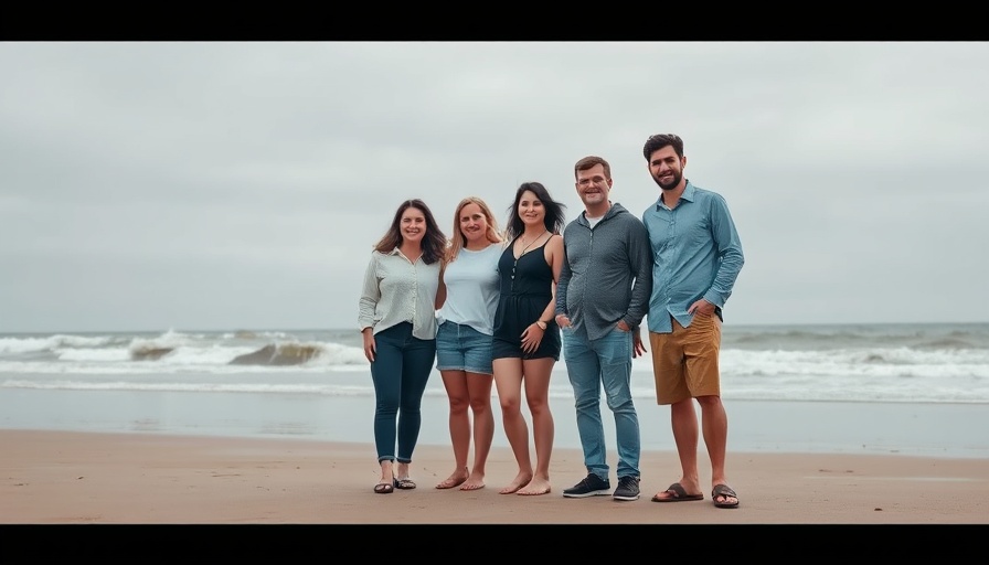 Mercedes F1 team members enjoying beach day.
