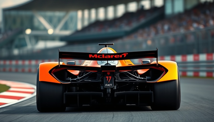McLaren Formula 1 car showcasing superior pace on track