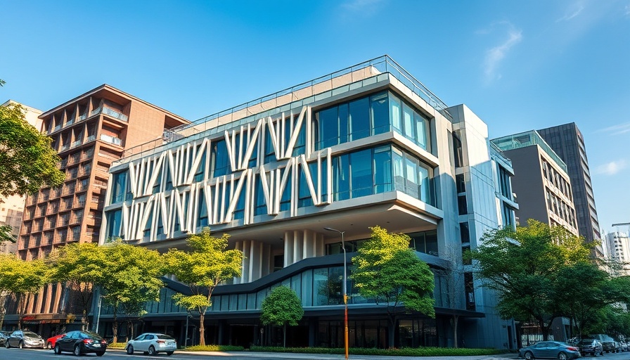 Contemporary mixed-use architecture in Bangkok with modern design.