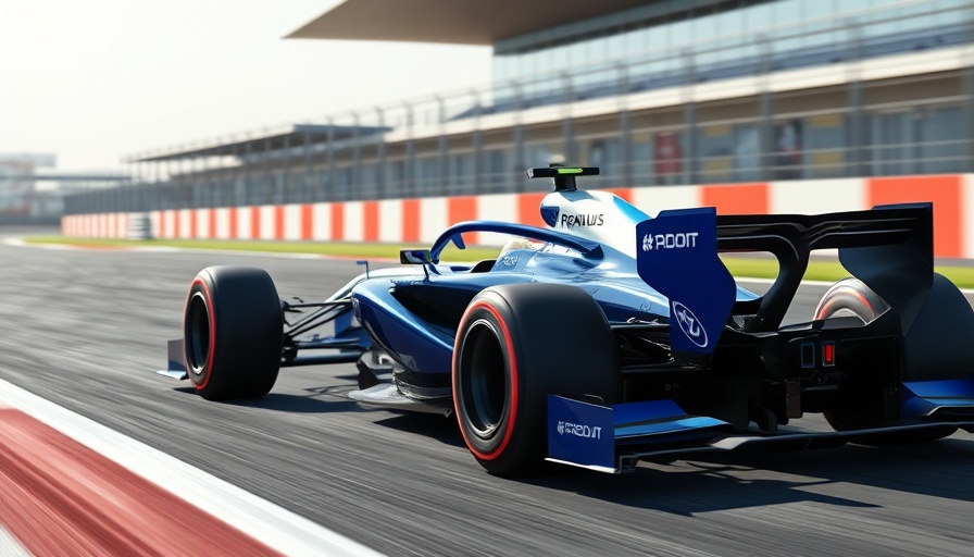 Browning to drive for Williams in Bahrain, Formula 1 car on track.