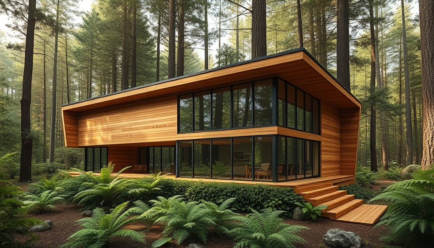 House of the Glade architecture with forest surroundings.