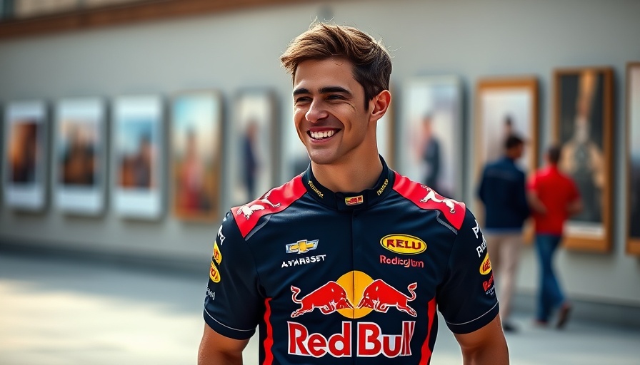 Jeddah Grand Prix qualifying results - young smiling man in racing shirt.