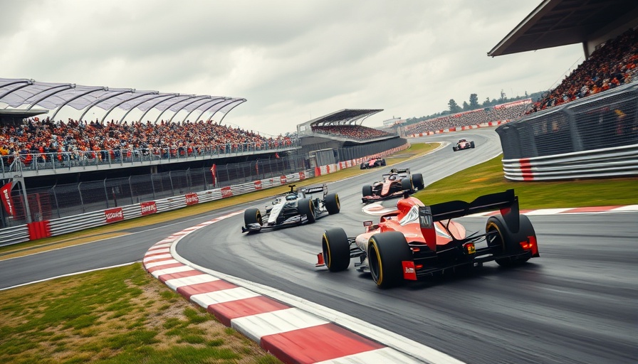 F1 race cars speeding on a track during Monaco Grand Prix changes.