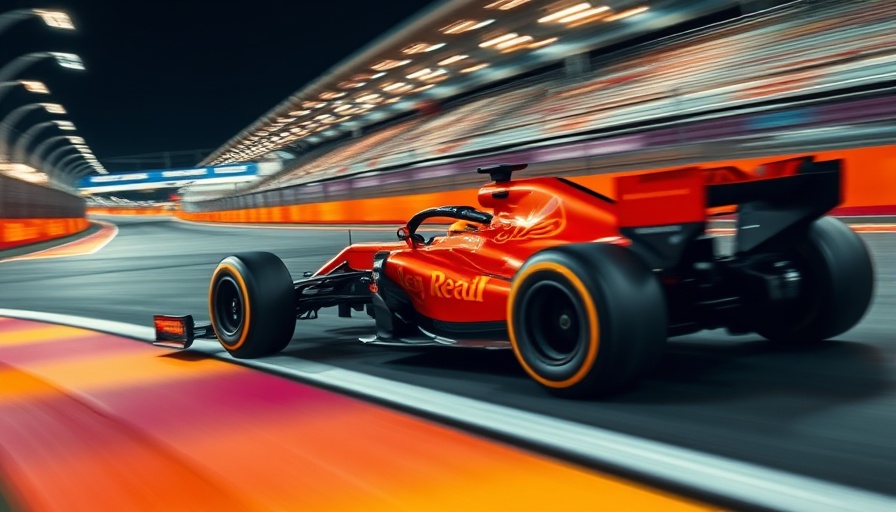 First-corner melee with Verstappen and Piastri, high-speed Formula 1 action.