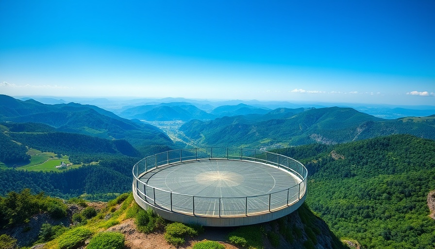 Geological viewpoint in Saliencia Valley with mountains