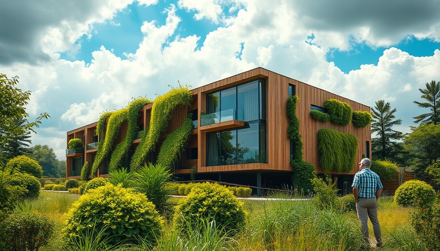Sustainable architecture in Brazil showcasing modern design and greenery.