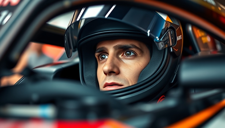 Formula One driver focused on race performance.