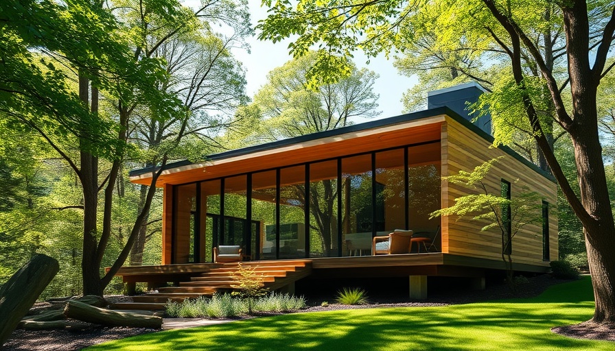 Modern Piedade House architecture with glass and wood in lush greenery.