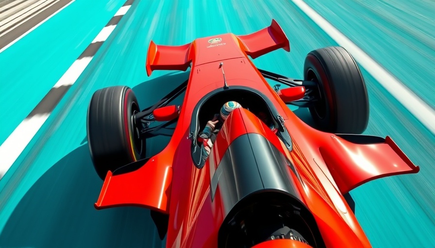 Formula 1 car at Miami Grand Prix, analyzing racing strategy.