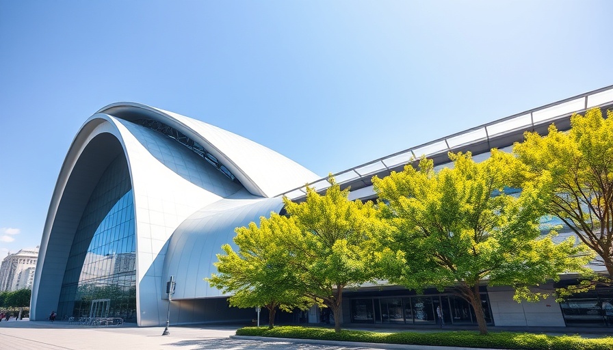 Hover Space extension with modern architectural design and metallic facade