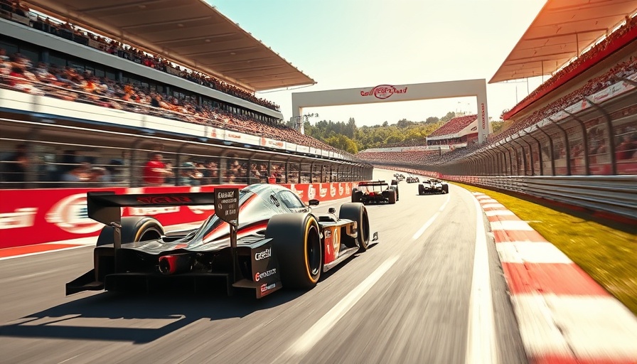 Intense Emilia Romagna Grand Prix highlights with racing cars.