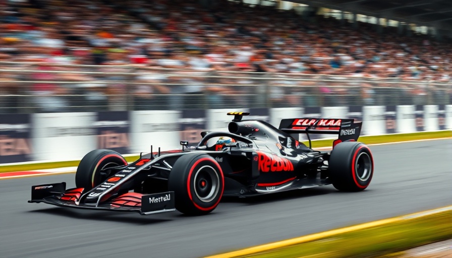 F1 race car showcasing Red Bull strength in racing.
