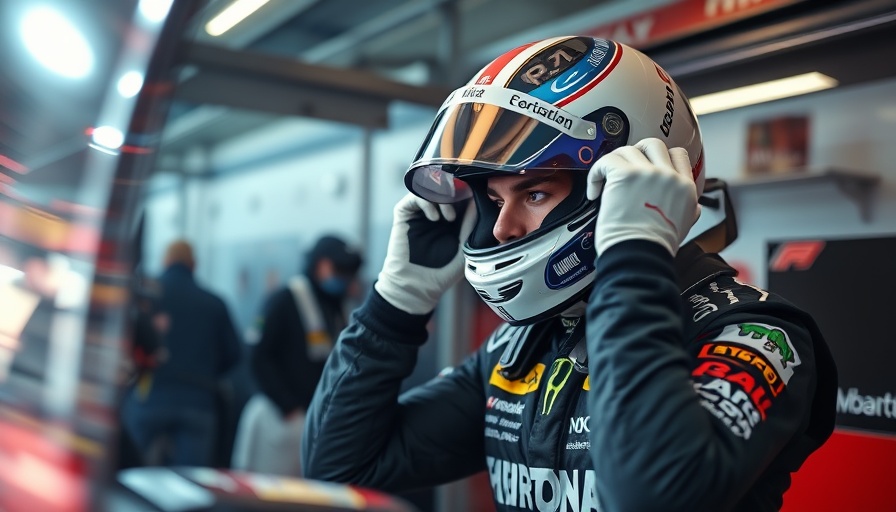Verstappen preparing in pit lane during Monaco Grand Prix.