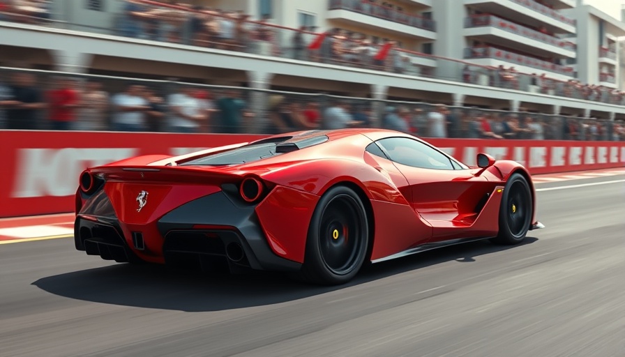 Ferrari SF25 racing at Monaco Grand Prix, showcasing performance