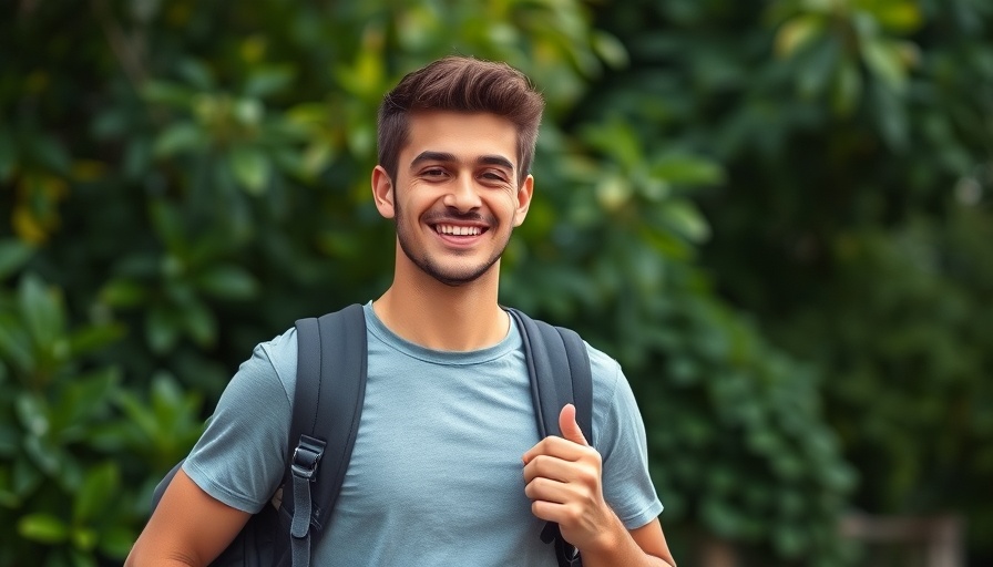 Young man confidently smiling outdoors, Champions League penalty challenge