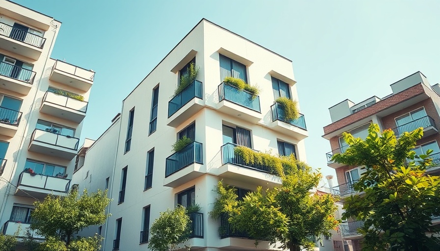 Modern NHÀ QUANH SÂN House design in urban setting