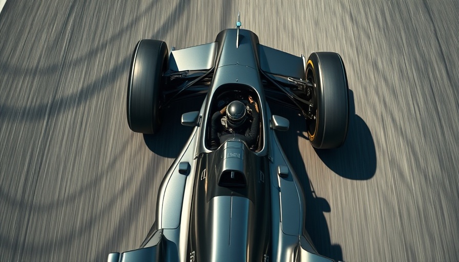 Formula 1 car at Canadian Grand Prix pole position on track.