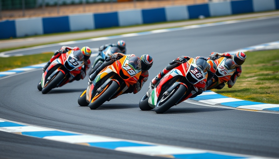 Exciting MotoGP race highlighting Liberty Media's acquisition of MotoGP.