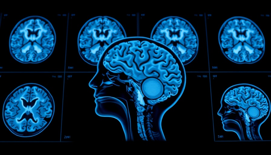 Brain MRI scans illustrating silicosis cognitive decline patterns.