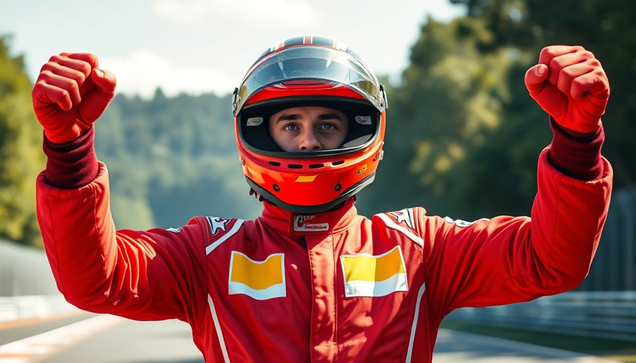 Verschoor F2 victory at Spielberg celebration with clenched fists.