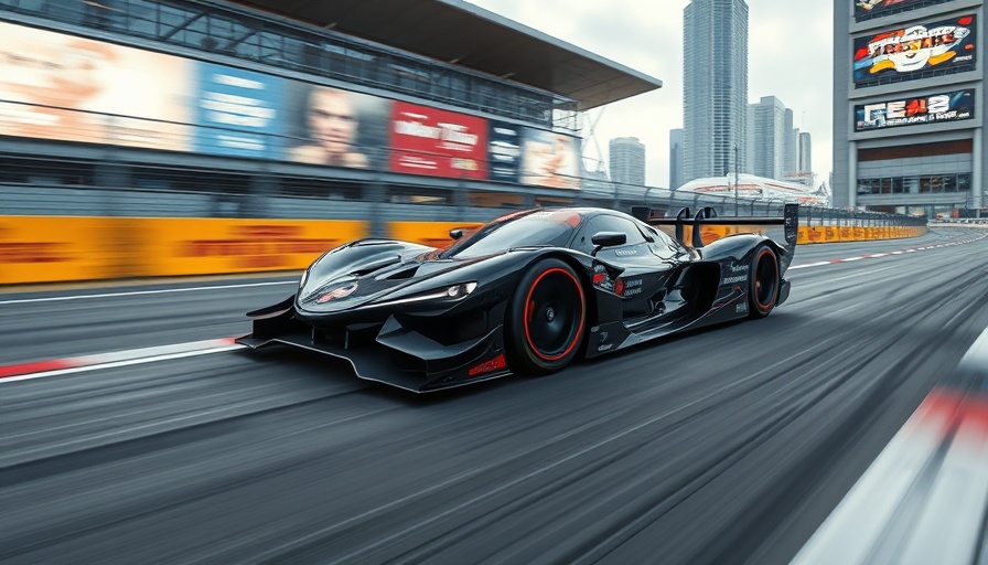 Berlin E-Prix electric racing with a sleek race car on track