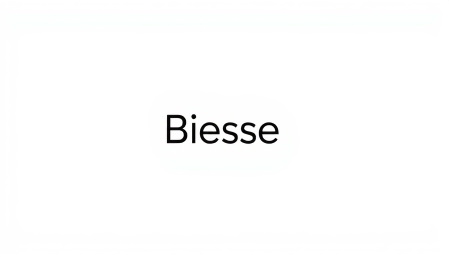 Biesse logo on white background, Michele Ragno Returns to Biesse America