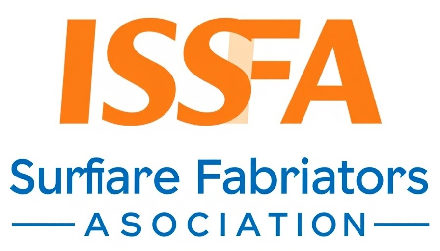 Logo of the International Surface Fabricators Association for Surface Fabricators Conference Arizona.