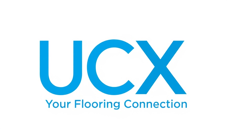 Logo for flooring distributor featuring UCX and tagline.