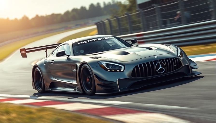 Mercedes performance upgrades at Spa, a race car in action.
